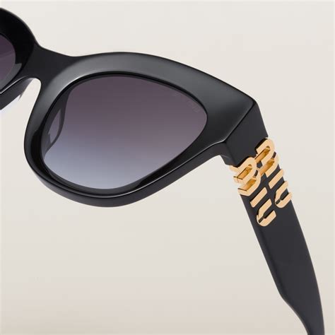 miu miu cats|Gradient Smoky Gray Lenses Miu Glimpse Sunglasses .